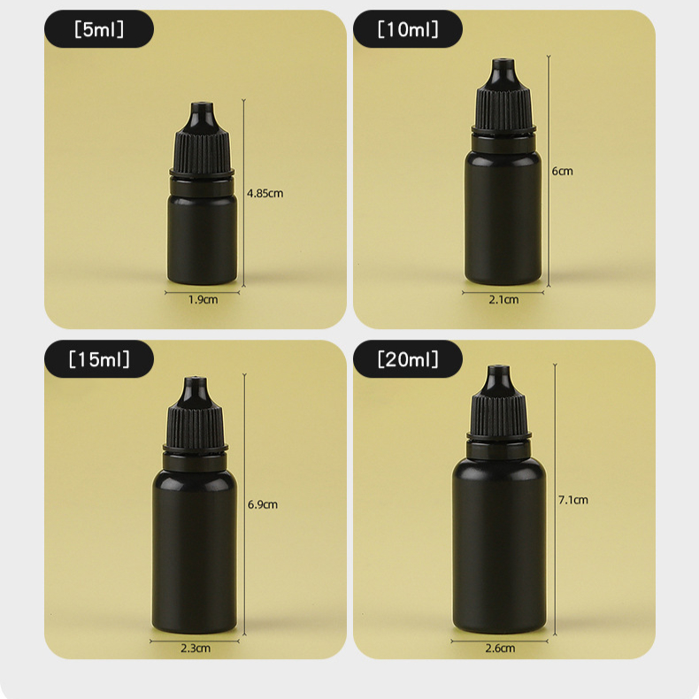 5 adet 5-20ml siyah plastik şi - Juice Bottle Dropper incelemesi ve fiyatı