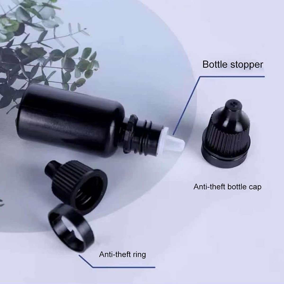 5 adet 5-20ml siyah plastik şi - Juice Bottle Dropper incelemesi ve fiyatı