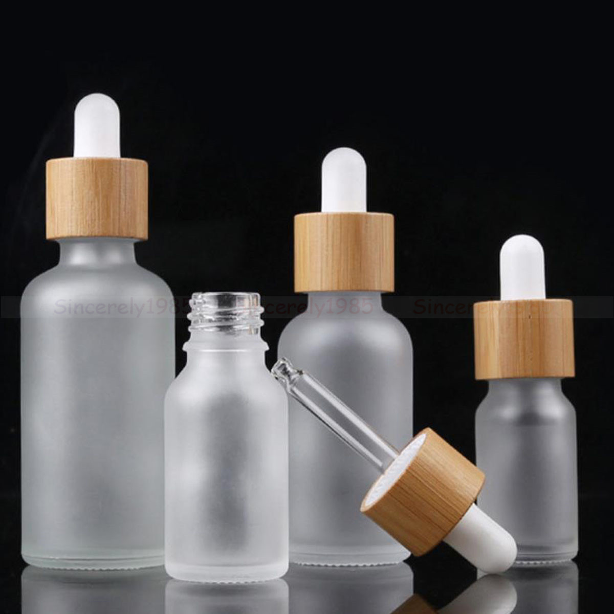 5X 10X Buzlu Şeffaf Beyaz Cam  - Juice Bottle Dropper incelemesi ve fiyatı